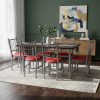 Combo Cocina Comedor Mesa Melamina 140 + 6 Sillas Turin C19