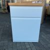 Mesa De Luz 1 Puerta, 1 Cajon- Blanco Tapa Paraiso- Prisma