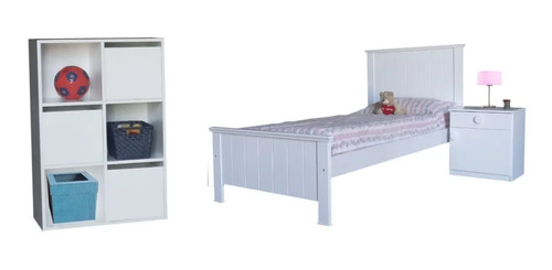 D_952725-MLA32227830887_092019-O.jpg Cama 1 Plaza 190 X 80. Mdf Laqueada Elegante - Cod. 800