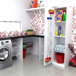Despensero Organizador Escobero 2 Puertas 179-45-46 Cod 3057