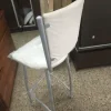 Taburete Banqueta Alta. Asiento Y Respaldo Tapizado
