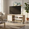 D_953003-MLA93657481232_102025-O.webp Rack Tv Nordico Minimalista Con Puerta Tv 55 1,30mt 4102 Color Olmo Everest