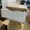 Mesa De Luz 2 Cajones Con Patas 40 X 40 X 50- Cod. 237-2