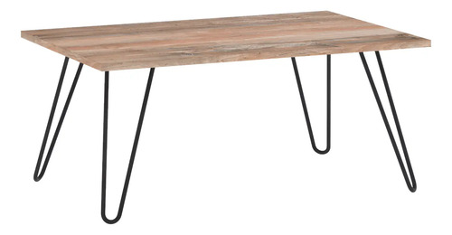 D_955537-MLA95518958866_102025-O.jpg Mesa Ratona Industrial Rectangular Living 90 Cm Color Atakama Con Patas De Hierro Negro Melamina 18mm Mesa Centro Baja Moderna Estilo Loft Fácil Armado Mir090 Dielfe