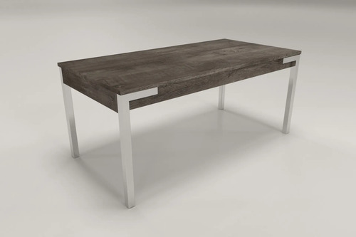 D_956380-MLA83881740477_042025-O.jpg Mesa Cocina Comedor Extensible 140 A 185 X 0.90. B. Cromado