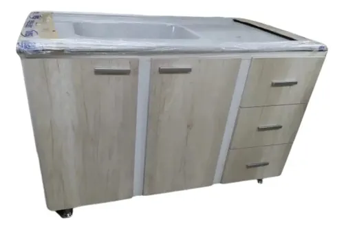 D_957094-MLA74668360746_022024-O.webp Bajo Mesada 2 Puertas, 3 Cajones- 120 X 80 X 60- Bru