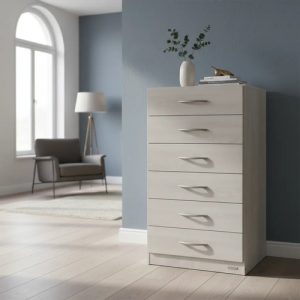 Chiffonier Cajonera 6 Cajones Correderas Metalicas Cod. 920