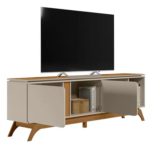 Rack Para Tv 70 Istambul Linea Brasil Detalles Redondeados