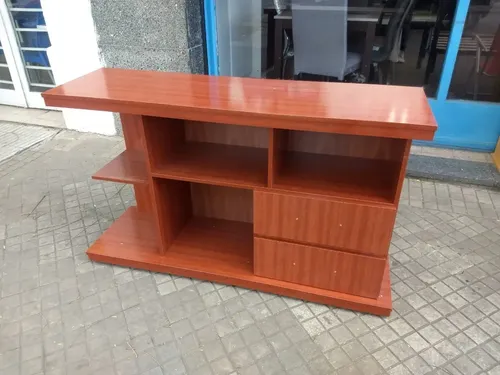 Rack Mesa Para Tv Led- Niza- Melamina- 135 X 80- 2 Cajones