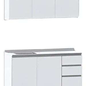 D_962097-MLA78406566387_082024-O.jpg Combo Bajo Mesada + Alacena 1.20 Cm.+ Mesada Acero Inox
