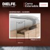 Cama Box 2 Plazas Queen Xl Extensible 140 Cm O 160 Cm Con Cajones Zapateros Baulera Roble Kendal Dormitorio Moderna Guardado Completo Cam160 Dielfe