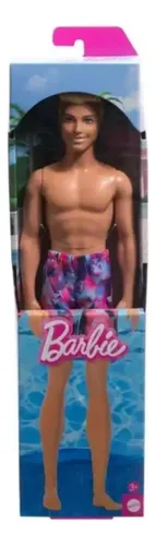 Muñeco Ken Beach Mattel Hxx52 Barbie