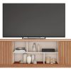 Rack Mesa Para Tv Symmetry 180 X 57 X 38- Freijo Off White