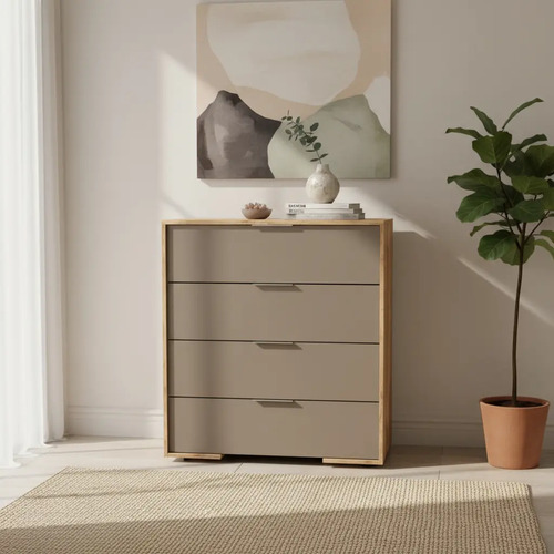 Comoda Chiffonier Duo 4 Cajones- 90 X 80 X 40 Dld 02