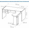 Mesa Escritorio En L, Puesto De Trabajo Derecho Cod. 913