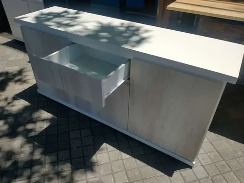 Mesa Rack Bahiut Para Tv-led 3 Puertas, 1 Cajon- Combinado