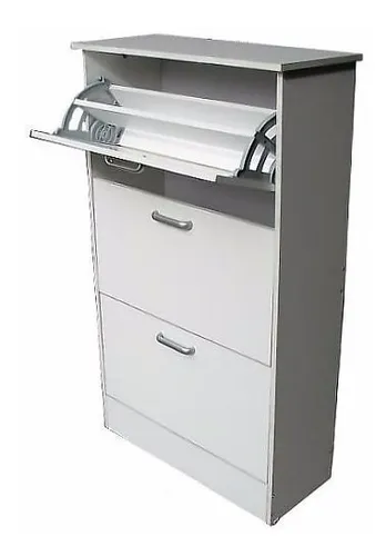 Zapatero Organizador De Zapatos 3 Puertas Rebatibles