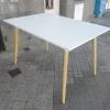 Mesa Cocina Comedor Kaunas. Tapa Melamina Base Made 160 X 82