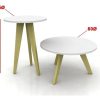 D_967297-MLA71589302759_092023-O.jpg Set Mesas De Living Redondas- Lateral Y Centro- Cod. 11602