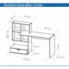 D_971969-MLA85675470342_062025-O.webp Escritorio Organizador Con Un Cajon. 150 X 132 X 45- Oes 105