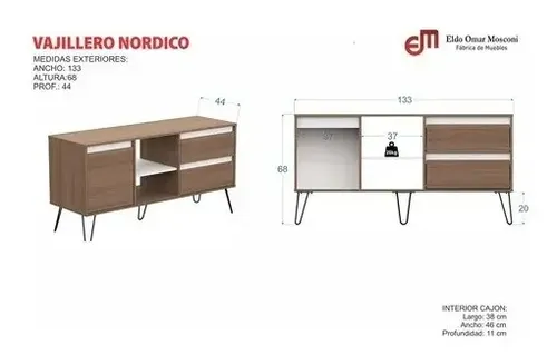 D_972427-MLA53548082522_012023-O.webp Rack Bahiut Vajillero Nordico- Patas De Hierro 56878