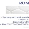 D_973060-MLA49547522658_042022-O.jpg Solo Colchon Roma- 140 X 190 X 28. Resortes- Doble Pillow