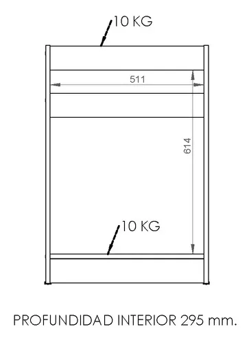 Vanitory Mueble Para Baño Con Bacha 1 Agujero 55 Cm De Pie Color De La Bacha Blanco Color Del Mueble Blanco