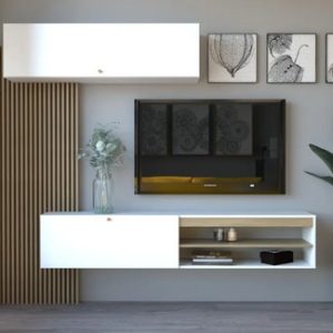Panel Rack Organizador Flotante P- Tv.- 220 X 190. Cod. 1111