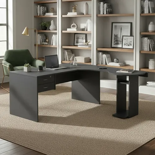 Mesa Escritorio En L, Puesto De Trabajo Derecho Cod. 913