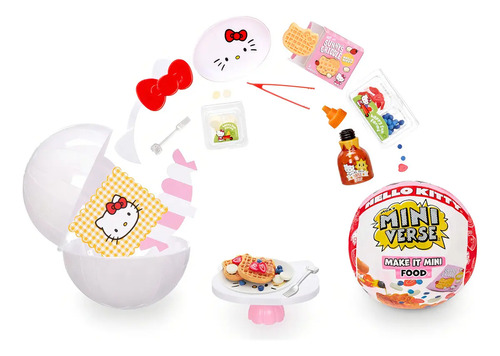 MGA Entertainment Miniverse Make It Mini Food Hello Kitty Muñecas Sanrio Hello Kitty