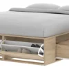 Base Box Para Sommier 140 O 160 X 190- 4 Cajones 2 Zapateros