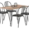 D_981448-MLU76380262440_052024-O.webp Mesa Comedor Living Cocina Rectangular 1,20mt Industrial Atakama Patas Negras Dielfe Negro