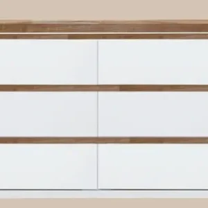Comoda Chiffonier Laqueada Paraiso 6 Cajones Duna- 110-80-38