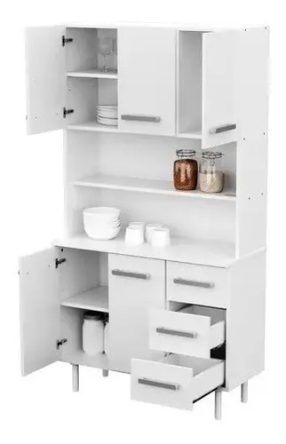 Aparador Kit De Cocina Triplo 5 Ptas 3 Caj 171 X 90 Cd 10104
