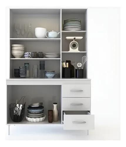 D_982550-MLA94029485111_102025-O.webp Kit Despensero Mueble Cocina 120 Cm Dl634br Color Blanco