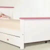 Cama 1 Plaza. Ludmila- Laqueado En Mdf- Sin Carro- Cod. 400