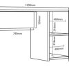 D_984444-MLA79629332162_102024-O.jpg Mesa Escritorio Infantil 1 Puerta- 120 X 45- Dlo 100