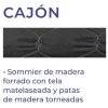 D_986352-MLA49546970330_042022-O.webp Box Base Para Sommier 140-190- Con 6 Patas-
