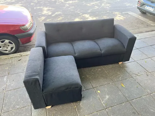 Sofa Sillon Living Esquinero Con Camastro Y Apoya Brazos Mar