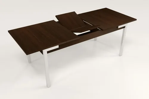 D_988267-MLA72178683403_102023-O.webp Mesa Cocina Comedor Extensible 140 A 185 X 0.90. B. Cromado