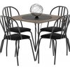 D_989893-MLA49524592162_032022-O.jpg Mesa Cocina Comedor Brooklyn 85 X 85- Melamina. Base Caño