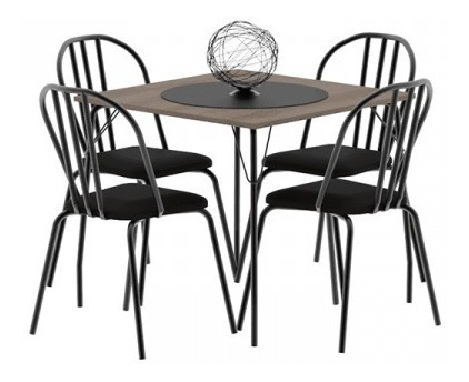 D_989893-MLA49524592162_032022-O.jpg Mesa Cocina Comedor Brooklyn 85 X 85- Melamina. Base Caño