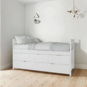 Divan Cama Con Cajones Y Carro Cama. Pino Lustrado Cod. 216