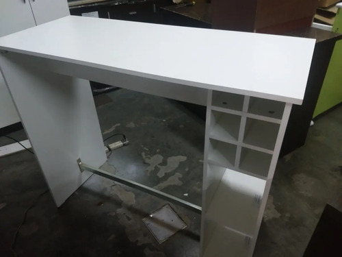 Barra Cocina Desayunador. Melamina. 120 X 102 X 50 Cod. 360