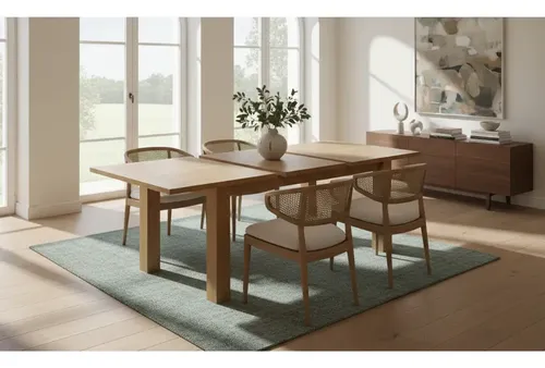Mesa Cocina Comedor Corpus Extensible 1.50 X 2.00 Patas 4x4