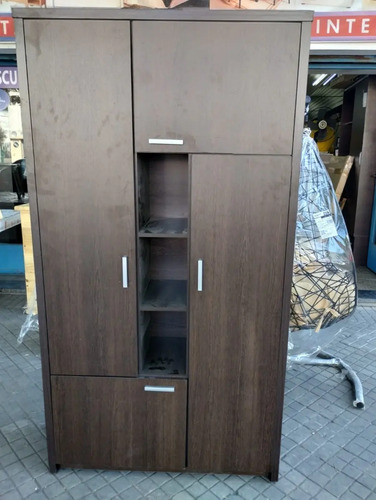 Modular Cristalero Living Comedor Melamina. 1.00 Mt Toledo