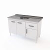 D_999551-MLA52148307458_102022-O.jpg Bajo Mesada + Alacena + Mesada Acero Inox. 1.20 X 50- Dl 602