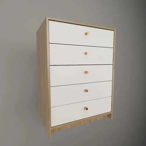 Chifonier Cajonera 5 Cajones 0.64 Table's Cod. 6058 Olmo Eve