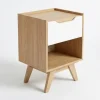 Mesa De Luz Arka. 1 Cajon, 1 Estante- 64 X 45 X 40. Gacela