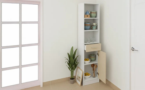 D_867561-MLA110612452790_052026-O.jpg Despensero Columna Organizador Cocina 1 Puerta, 1 Cajon